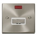 SATIN CHROME UNSWITCHED CONNECTION UNIT NEON